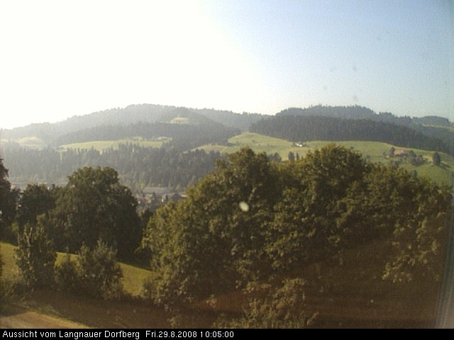 Webcam-Bild: Aussicht vom Dorfberg in Langnau 20080829-100500