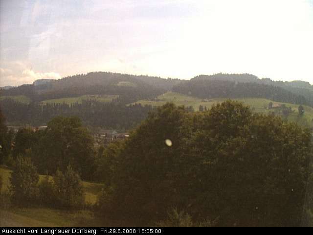 Webcam-Bild: Aussicht vom Dorfberg in Langnau 20080829-150500