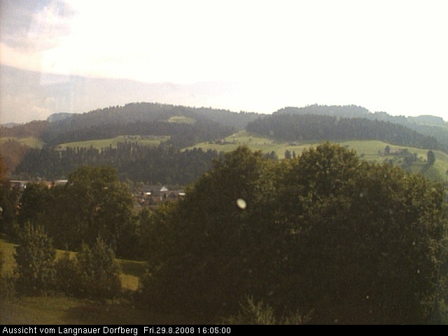 Webcam-Bild: Aussicht vom Dorfberg in Langnau 20080829-160500