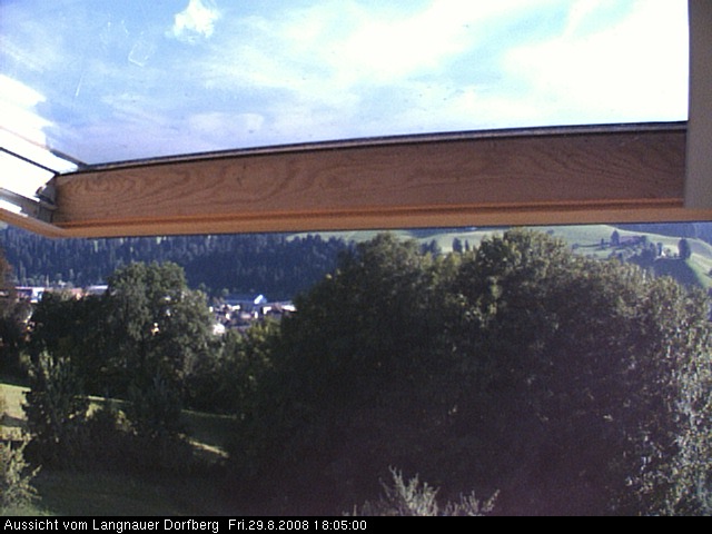 Webcam-Bild: Aussicht vom Dorfberg in Langnau 20080829-180500