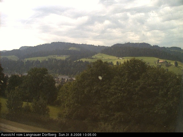Webcam-Bild: Aussicht vom Dorfberg in Langnau 20080831-100500