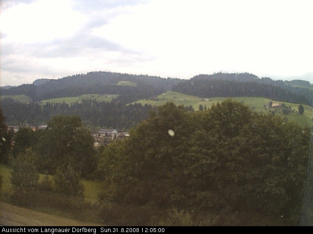 Webcam-Bild: Aussicht vom Dorfberg in Langnau 20080831-120500