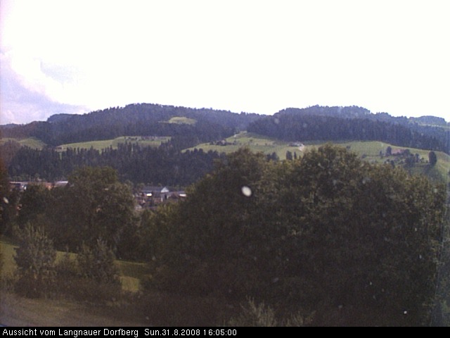 Webcam-Bild: Aussicht vom Dorfberg in Langnau 20080831-160500