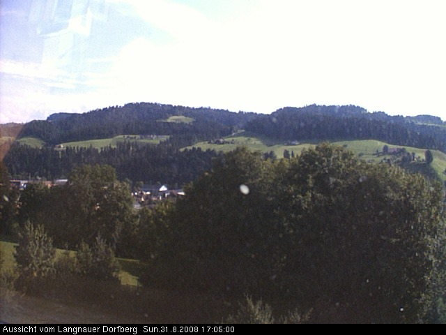 Webcam-Bild: Aussicht vom Dorfberg in Langnau 20080831-170500