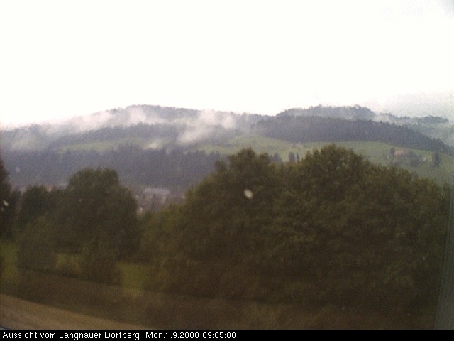 Webcam-Bild: Aussicht vom Dorfberg in Langnau 20080901-090500