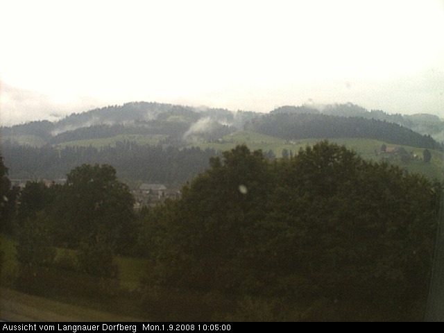 Webcam-Bild: Aussicht vom Dorfberg in Langnau 20080901-100500
