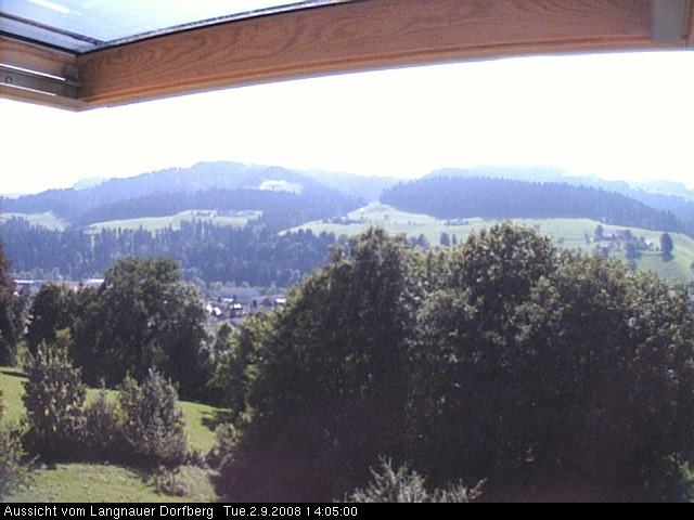 Webcam-Bild: Aussicht vom Dorfberg in Langnau 20080902-140500