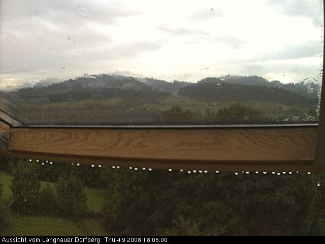 Webcam-Bild: Aussicht vom Dorfberg in Langnau 20080904-180500