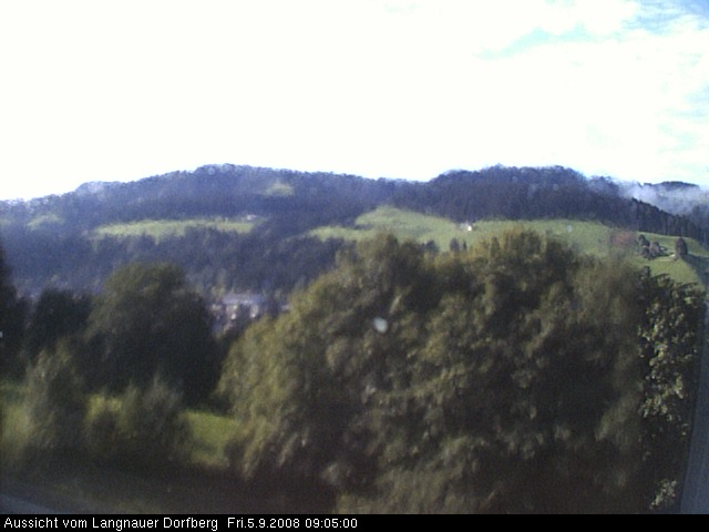 Webcam-Bild: Aussicht vom Dorfberg in Langnau 20080905-090500