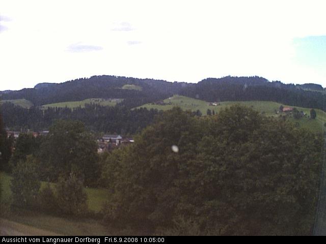 Webcam-Bild: Aussicht vom Dorfberg in Langnau 20080905-100500
