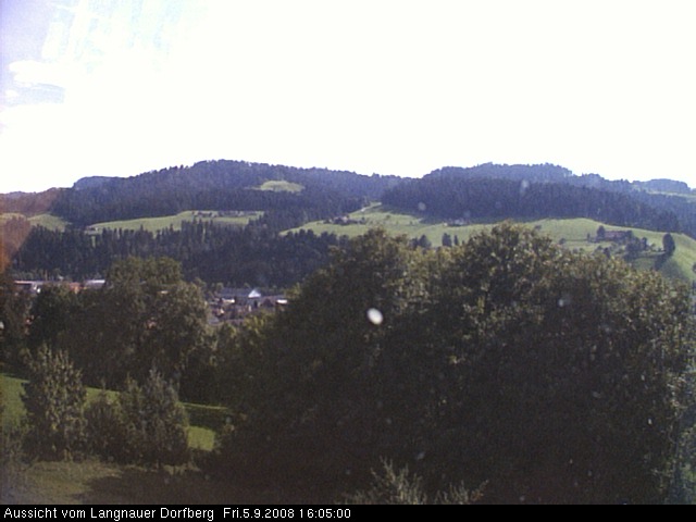 Webcam-Bild: Aussicht vom Dorfberg in Langnau 20080905-160500