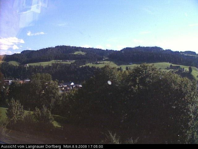 Webcam-Bild: Aussicht vom Dorfberg in Langnau 20080908-170500