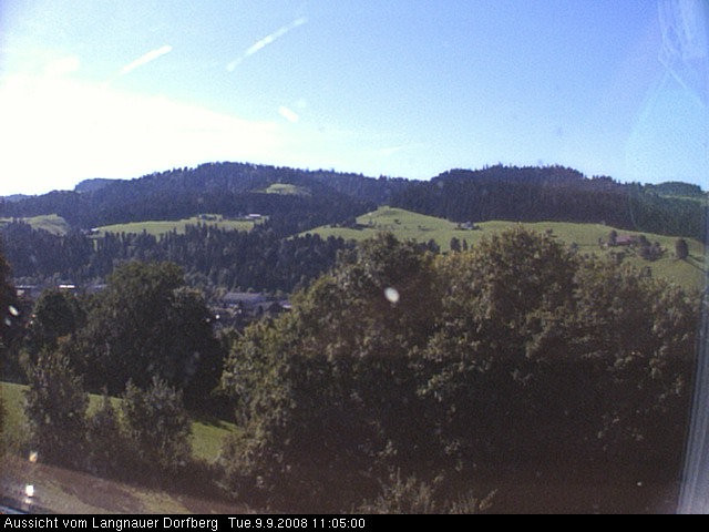 Webcam-Bild: Aussicht vom Dorfberg in Langnau 20080909-110500
