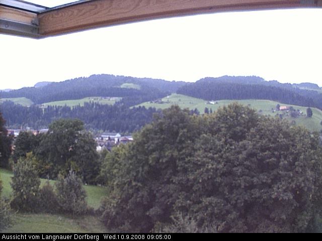 Webcam-Bild: Aussicht vom Dorfberg in Langnau 20080910-090500