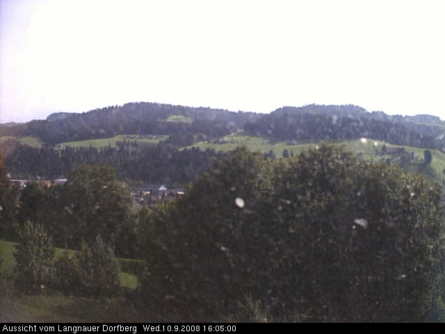 Webcam-Bild: Aussicht vom Dorfberg in Langnau 20080910-160500