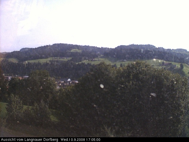 Webcam-Bild: Aussicht vom Dorfberg in Langnau 20080910-170500