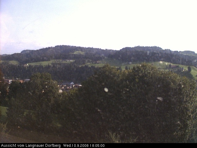 Webcam-Bild: Aussicht vom Dorfberg in Langnau 20080910-180500