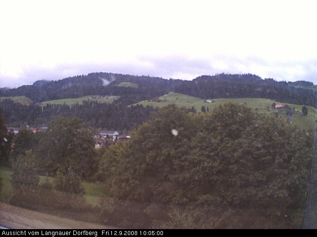 Webcam-Bild: Aussicht vom Dorfberg in Langnau 20080912-100500