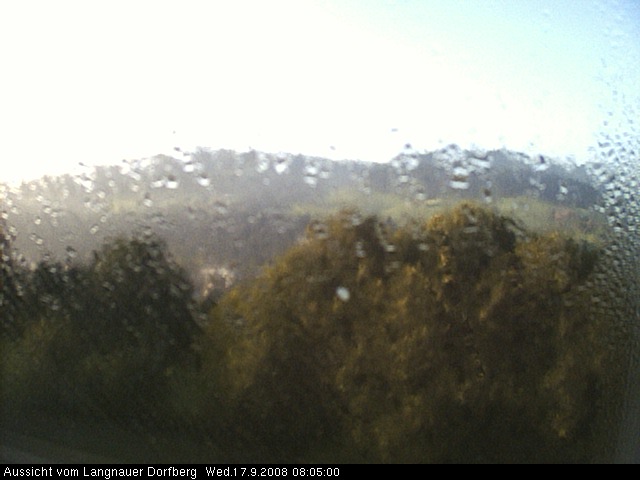 Webcam-Bild: Aussicht vom Dorfberg in Langnau 20080917-080500