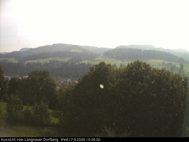 Webcam-Bild: Aussicht vom Dorfberg in Langnau 20080917-150500