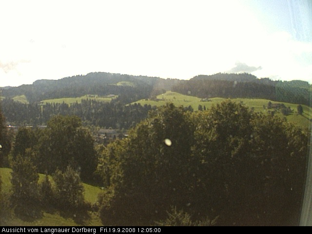 Webcam-Bild: Aussicht vom Dorfberg in Langnau 20080919-120500