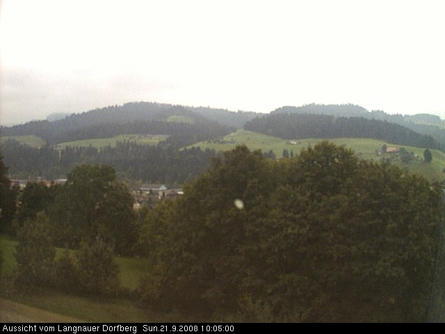 Webcam-Bild: Aussicht vom Dorfberg in Langnau 20080921-100500