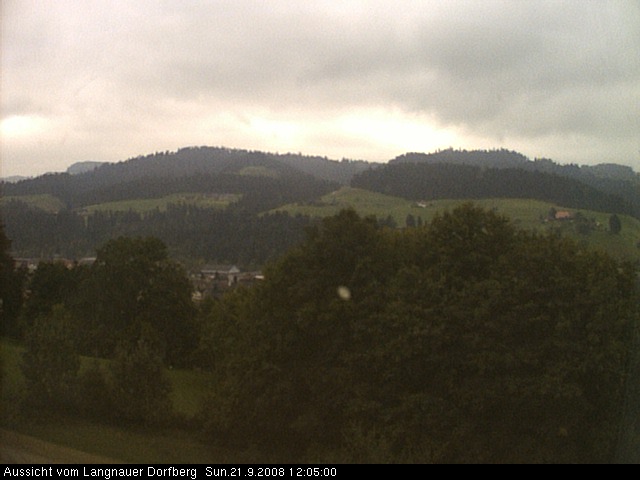 Webcam-Bild: Aussicht vom Dorfberg in Langnau 20080921-120500