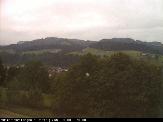 Webcam-Bild: Aussicht vom Dorfberg in Langnau 20080921-150500