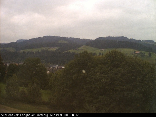 Webcam-Bild: Aussicht vom Dorfberg in Langnau 20080921-160500