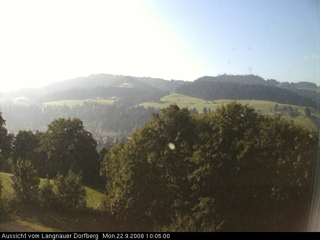 Webcam-Bild: Aussicht vom Dorfberg in Langnau 20080922-100500