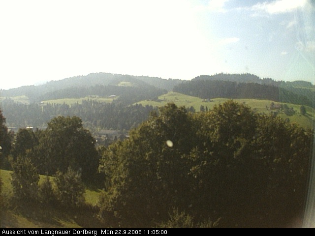 Webcam-Bild: Aussicht vom Dorfberg in Langnau 20080922-110500