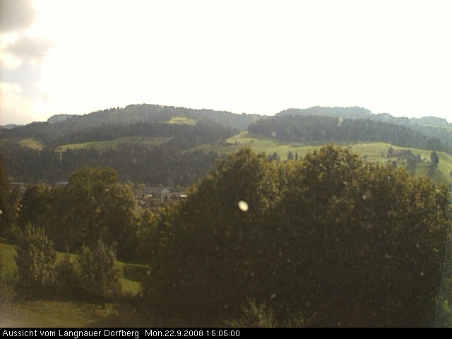 Webcam-Bild: Aussicht vom Dorfberg in Langnau 20080922-150500