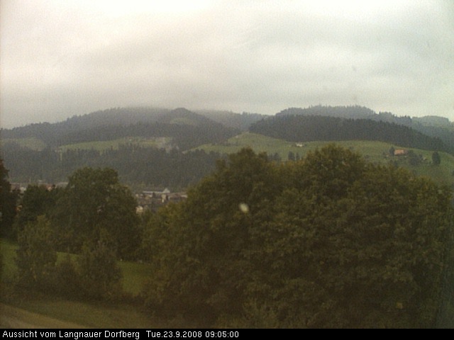 Webcam-Bild: Aussicht vom Dorfberg in Langnau 20080923-090500