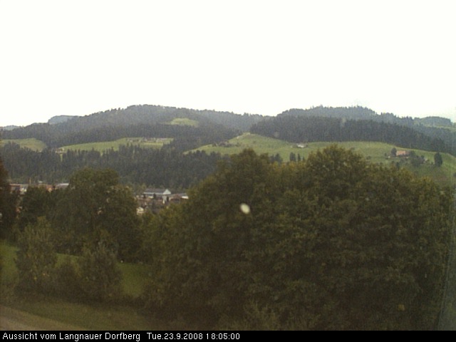 Webcam-Bild: Aussicht vom Dorfberg in Langnau 20080923-180500