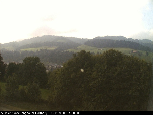 Webcam-Bild: Aussicht vom Dorfberg in Langnau 20080925-100500