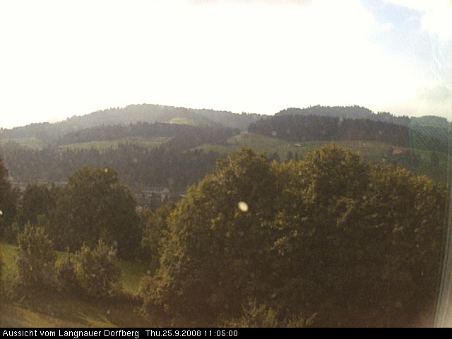 Webcam-Bild: Aussicht vom Dorfberg in Langnau 20080925-110500