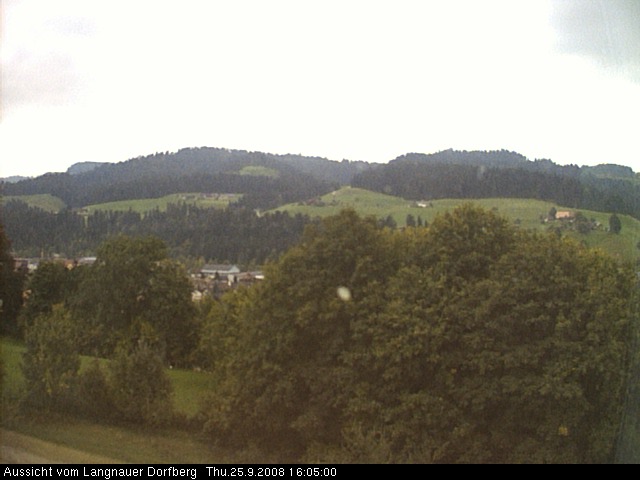 Webcam-Bild: Aussicht vom Dorfberg in Langnau 20080925-160500