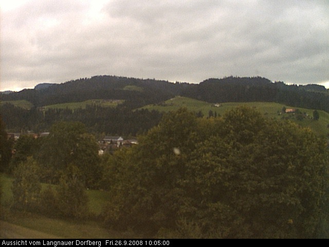 Webcam-Bild: Aussicht vom Dorfberg in Langnau 20080926-100500