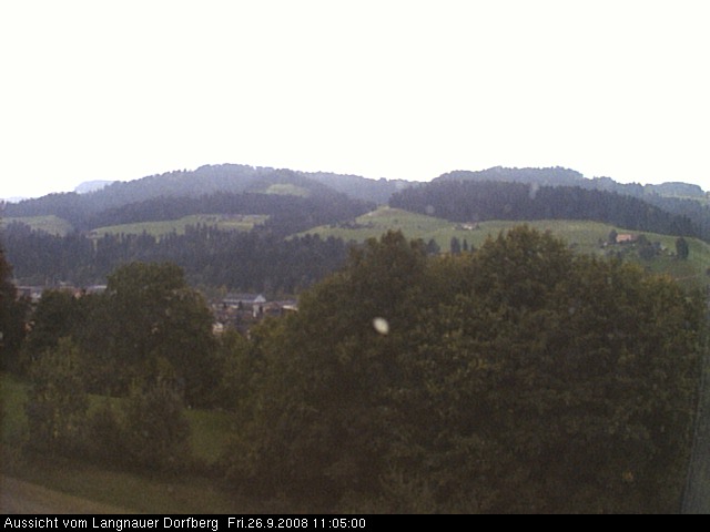 Webcam-Bild: Aussicht vom Dorfberg in Langnau 20080926-110500
