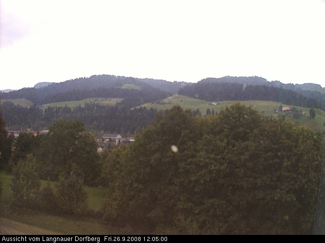 Webcam-Bild: Aussicht vom Dorfberg in Langnau 20080926-120500