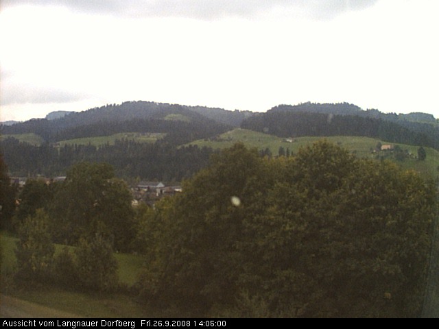 Webcam-Bild: Aussicht vom Dorfberg in Langnau 20080926-140500