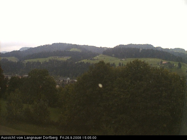 Webcam-Bild: Aussicht vom Dorfberg in Langnau 20080926-150500