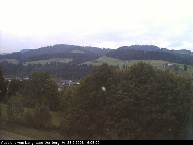 Webcam-Bild: Aussicht vom Dorfberg in Langnau 20080926-160500