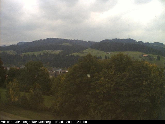 Webcam-Bild: Aussicht vom Dorfberg in Langnau 20080930-140500