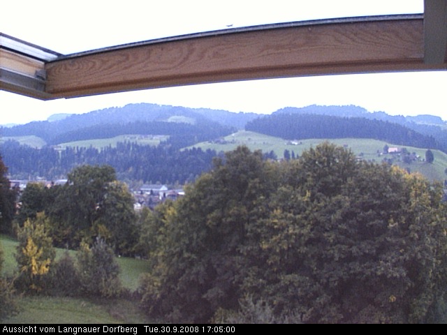 Webcam-Bild: Aussicht vom Dorfberg in Langnau 20080930-170500