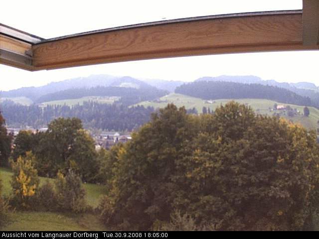 Webcam-Bild: Aussicht vom Dorfberg in Langnau 20080930-180500