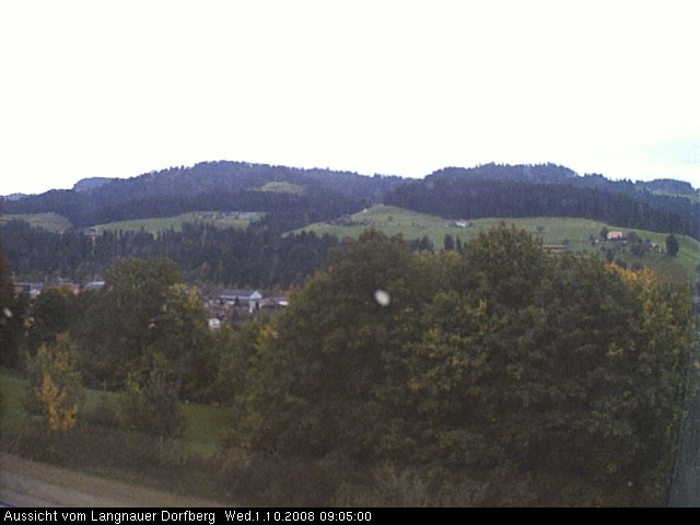 Webcam-Bild: Aussicht vom Dorfberg in Langnau 20081001-090500