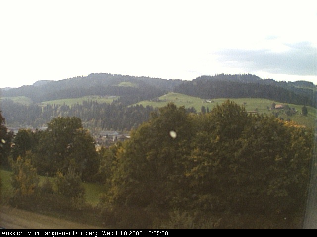 Webcam-Bild: Aussicht vom Dorfberg in Langnau 20081001-100500