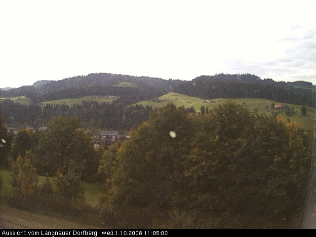 Webcam-Bild: Aussicht vom Dorfberg in Langnau 20081001-110500