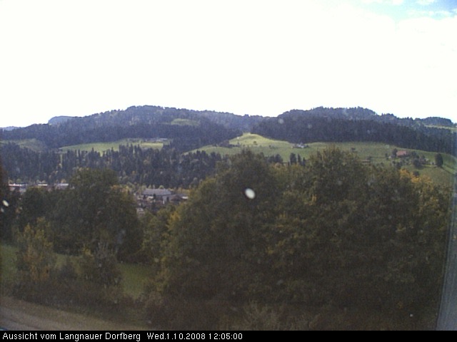 Webcam-Bild: Aussicht vom Dorfberg in Langnau 20081001-120500